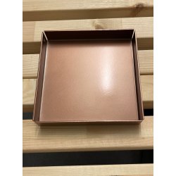 15 x 15 cm Firkantet bakke med bne hjrner