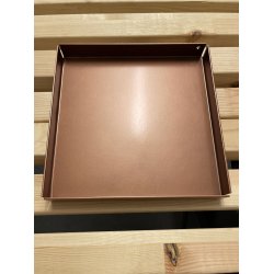 20 x 20 cm Firkantet bakke med bne hjrner