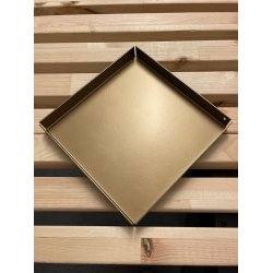 20 x 20 cm Firkantet bakke med bne hjrner