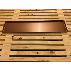 20 x 90 cm Aflang bakke med bne hjrner