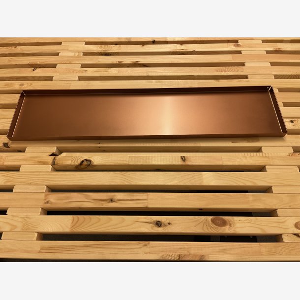 20 x 90 cm Aflang bakke med bne hjrner