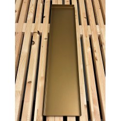 20 x 90 cm Aflang bakke med bne hjrner