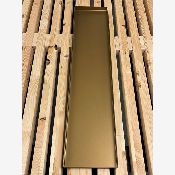 20 x 90 cm Aflang bakke med bne hjrner