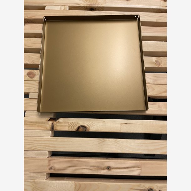 38 x 38 cm Firkantet bakke med bne hjrner