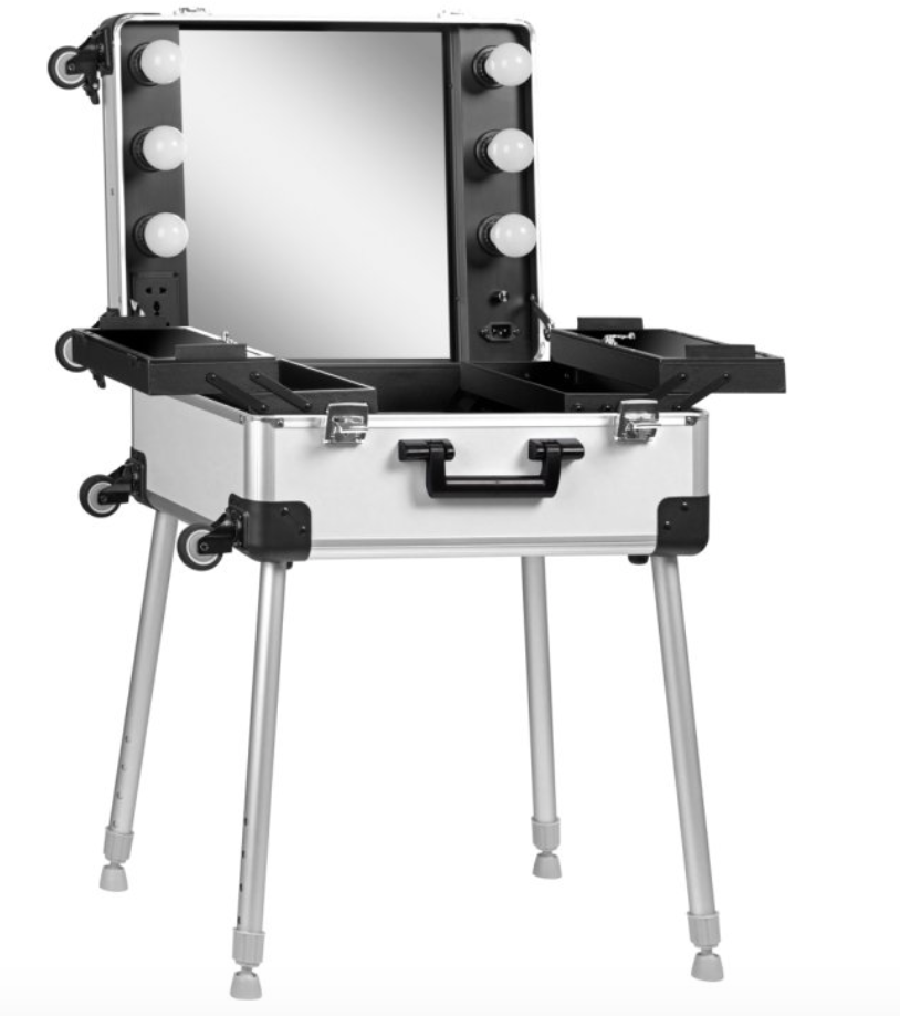 Kufferter og kosmetikstativer