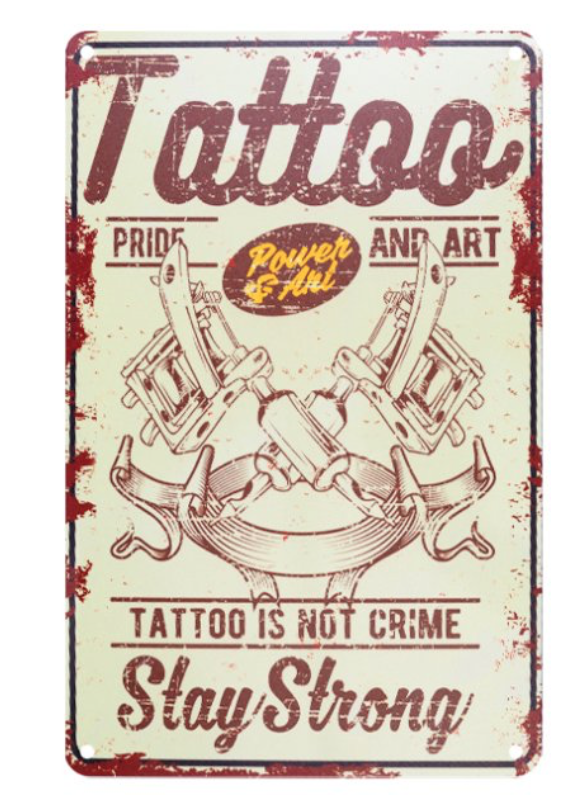 Udstyr til tatoveringsstudie