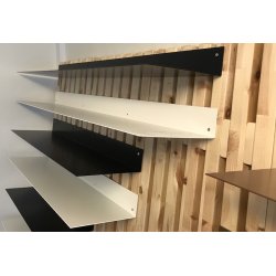 Vinkelhylde - 25 x 8 cm - flere lngder
