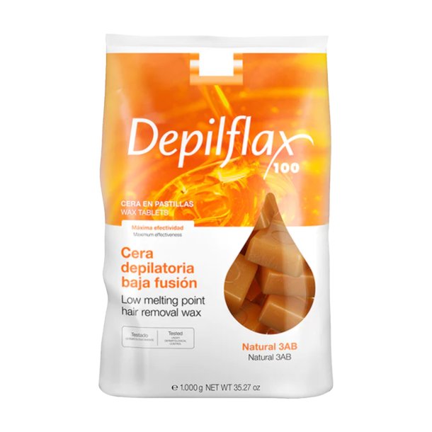 Depilflax hrdvoks stribels til hrfjerning 1 kg naturlig