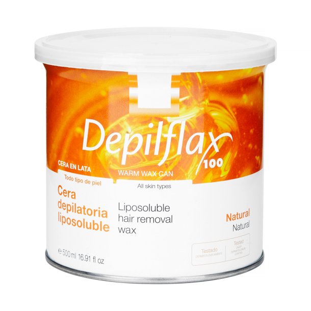 Depilflax hrfjerningsvoksdse 500ml naturlig