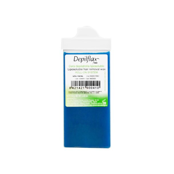 Depilflax ansigtshrfjervoks azulene 110g