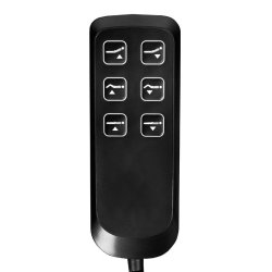 Elektrisk kosmetisk stollux sort