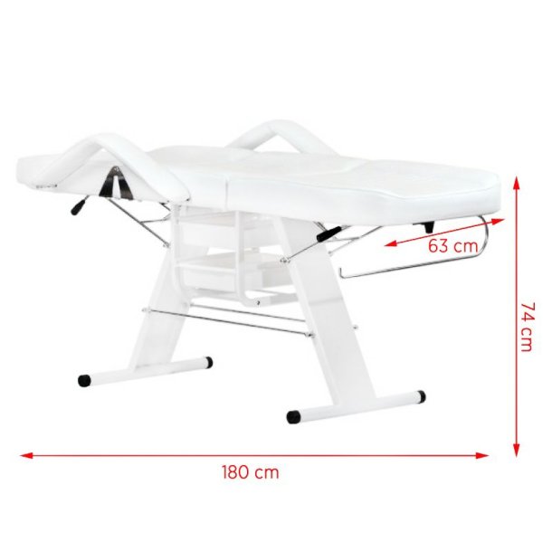 Kosmetikstol a 202 med skuffer hvid