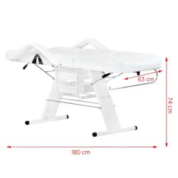 Kosmetikstol a 202 med skuffer hvid