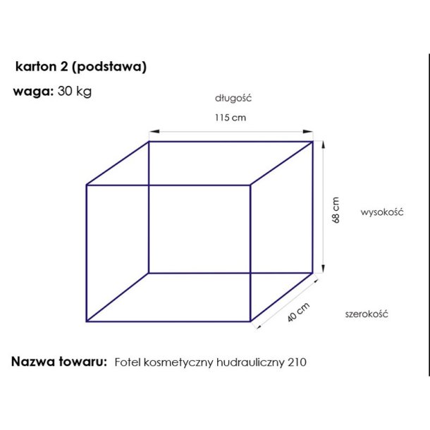Kosmetisk stol hyd. en 210 er hvid