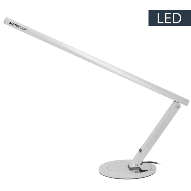 Slank LED skrivebordslampe i aluminium