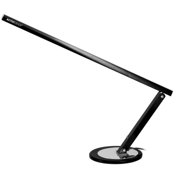 20w slim bordlampe sort