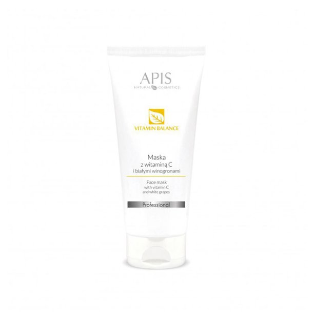 Apis vitamin balance maske med vit. dig med hvide druer 200ml