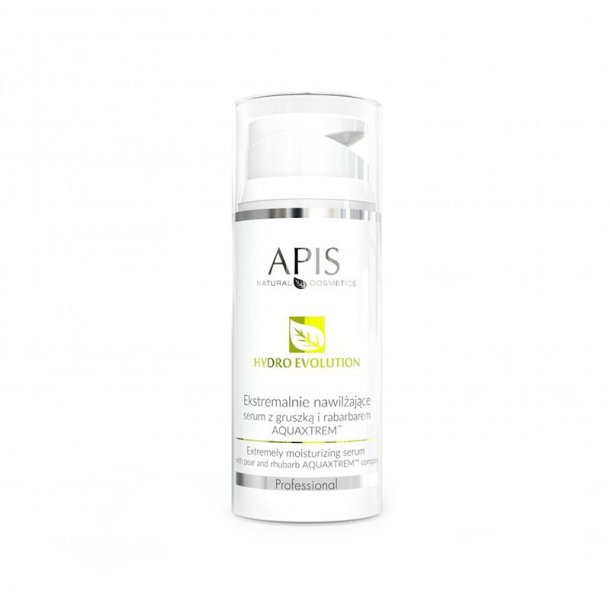 Apis hydro evolution ekstremt fugtgivende serum med pre og rabarber aquaxtrem 100ml