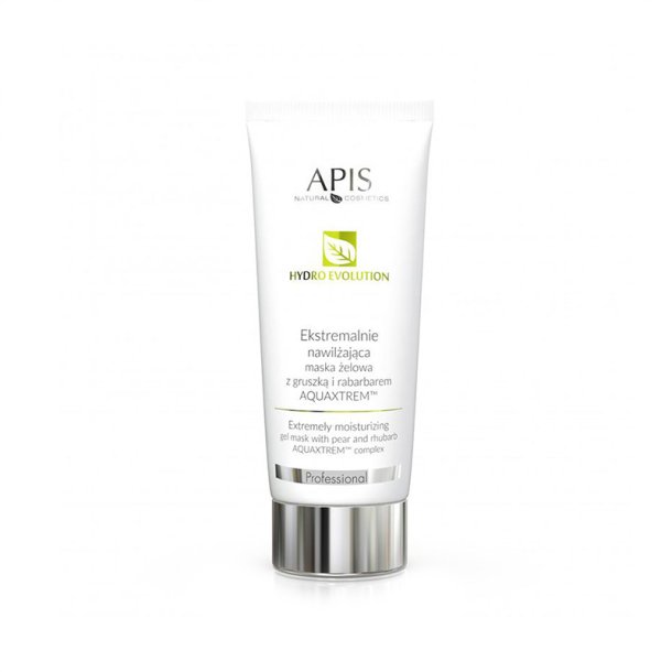 Apis hydro evolution ekstremt fugtgivende gel maske med pre og rabarber aquaxtrem 200ml