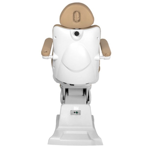 Elektrisk kosmetikstolazzurro 870s pedi 3 motorer cappuccinofarvet