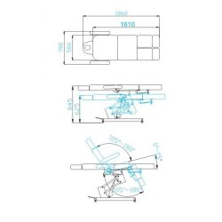 Elektrisk kosmetikstolazzurro 706 pedi 1 motorhvid