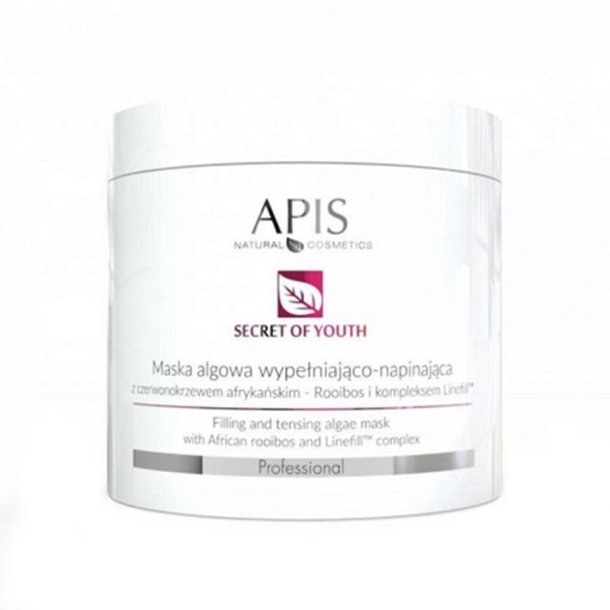 Apis secret of you alge fyldende og opstrammende maske med sesam og linefill kompleks 250g