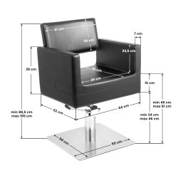 Gabbiano frisrstol Sofia sort