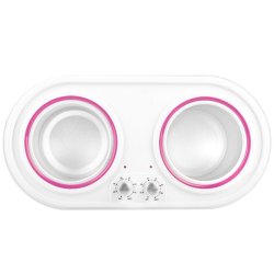 Voksvarmer 2i1 dse 400ml + 800ml 350w