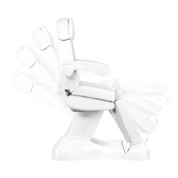 Elektrisk kosmetikstollux 4 motorer med vippefunktion hvid