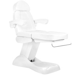 Elektrisk kosmetikstollux 4 motorer med vippefunktion hvid