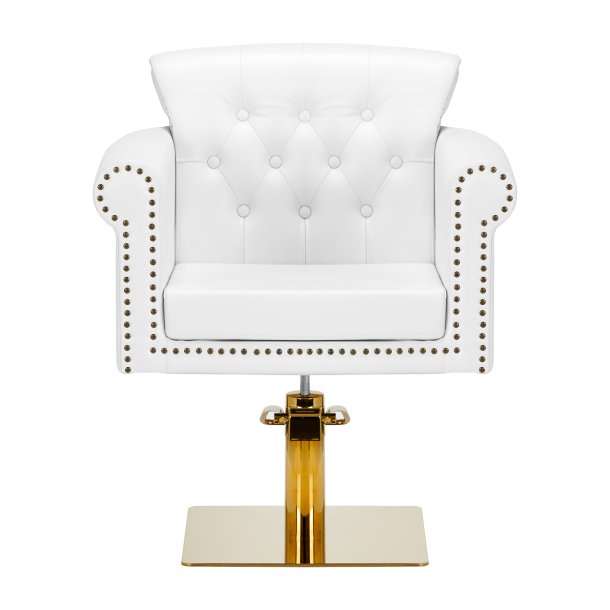 Gabbiano frisrstol Berlin hvid og guld