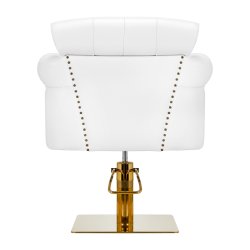 Gabbiano frisrstol Berlin hvid og guld