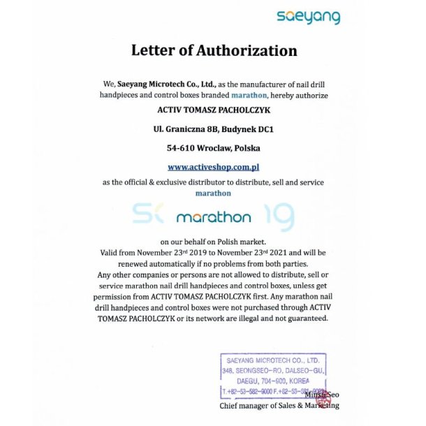 Saeyang Marathon K38 Crafien Mini Akku ledningsfri neglefil  Hvid