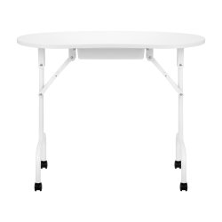 Sammenfoldelig skrivebord 4031 hvid + taske