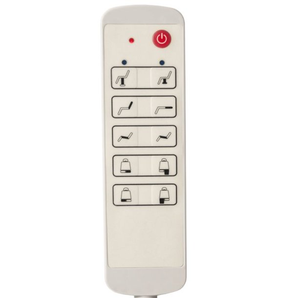 Elektrisk kosmetikstolazzurro 869as pedi 5 motor roterendehvid