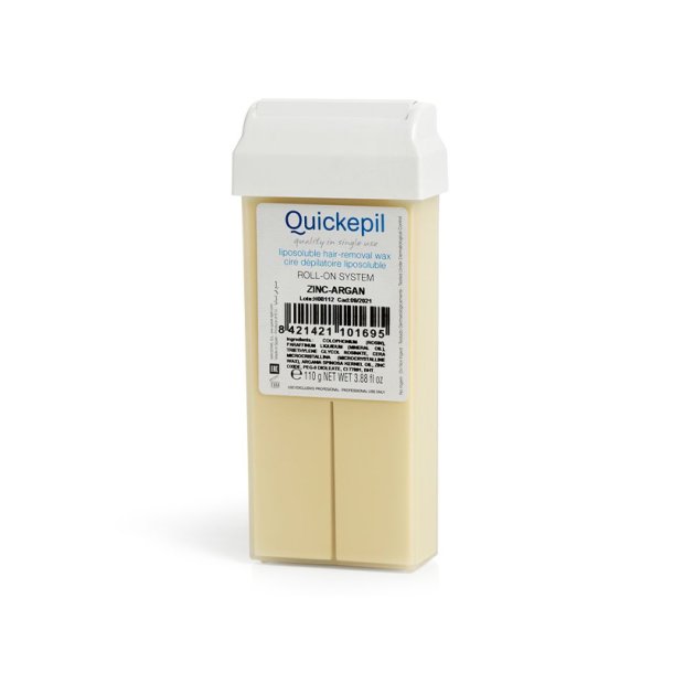 Quickepil hrfjerningsvoksrulle zink-argan 110g