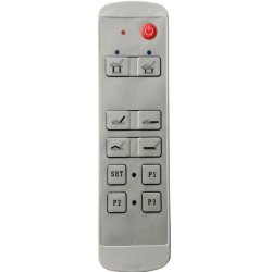 Spa kosmetisk seng azzurro 361a  4 motorer trfarvet.