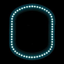 Elegante 6028 60 LED 5d LED lup lampe til reg. lysintensitet