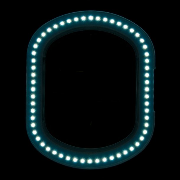 Elegante 6028 60 LED 5d LED lup lampe til reg. lysintensitet