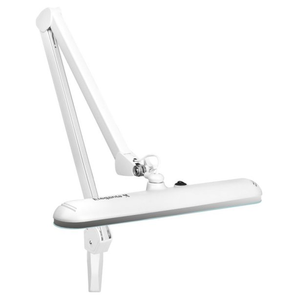 Elegant LED vrkstedslampe 801. standard hvid skruestik