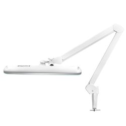 Elegant LED vrkstedslampe 801. standard hvid skruestik