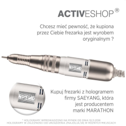 Saeyang Marathon Escort II Pro neglefil Hvid + SH30N