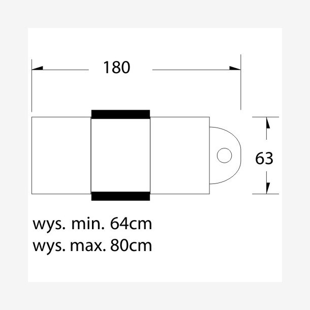 Kosmetisk stol hyd. en 210 gr