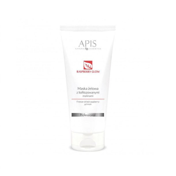 Apis gel maske med frysetrrede hindbr 200ml