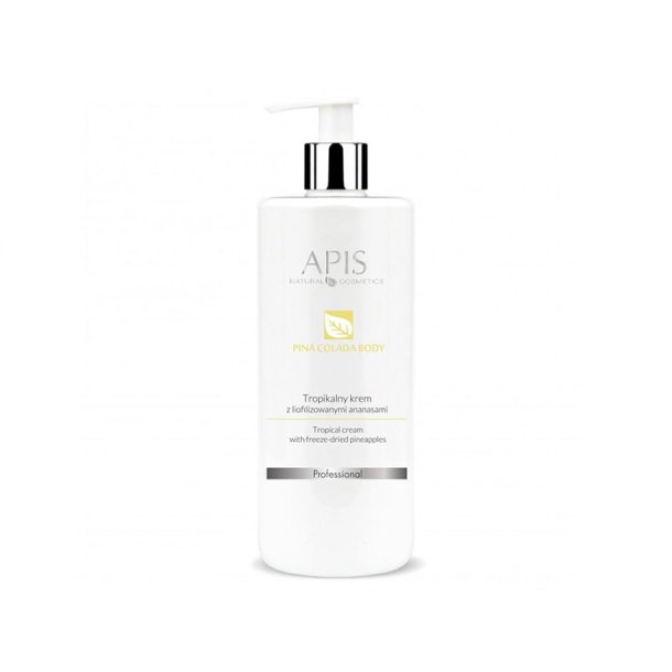 Apis tropisk creme med frysetrrede ananas 500ml