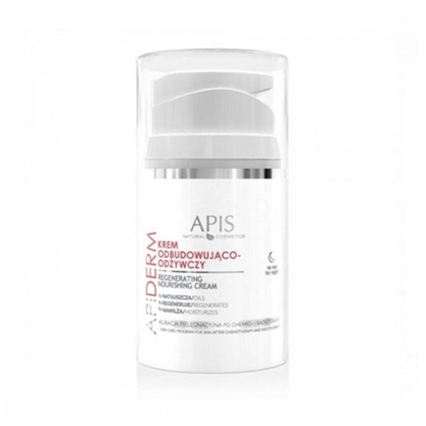 Apis apiderm genopbyggende og nrende natcreme efter kemoterapi og strlebehandling 50ml