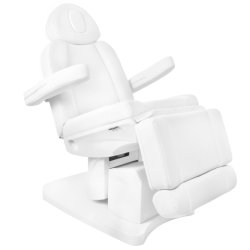 Elektrisk kosmetikstolazzurro 708a opvarmet, 4 motorer hvid.