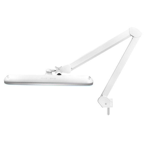 Elegant LED vrkstedslampe 801-tl med en reg. hvidt lysintensitet og farve