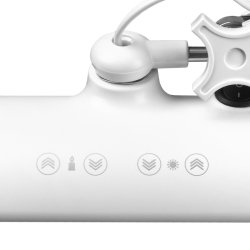 Elegant LED vrkstedslampe 801-tl med en reg. hvidt lysintensitet og farve