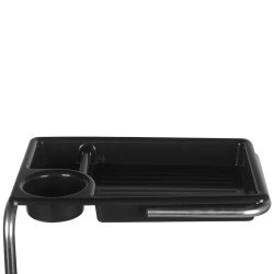 KOSMETISK SKAMMEL/PEDICUREMBEL 16 PLUS SORT/HVID